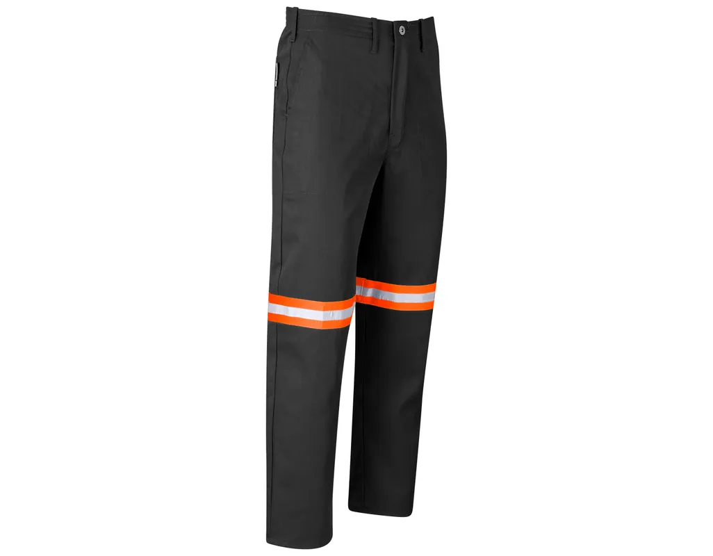 Trade Polycotton Pants - Reflective Legs - Orange Tape