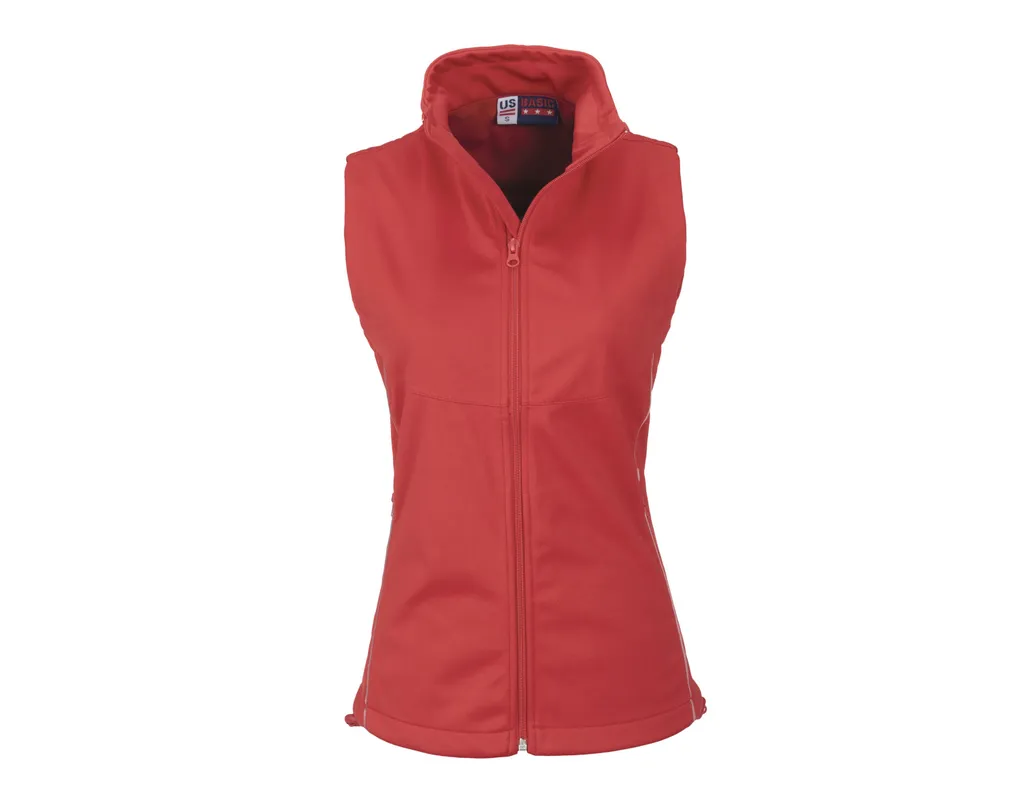 Ladies Cromwell Softshell Bodywarmer  - Red Only
