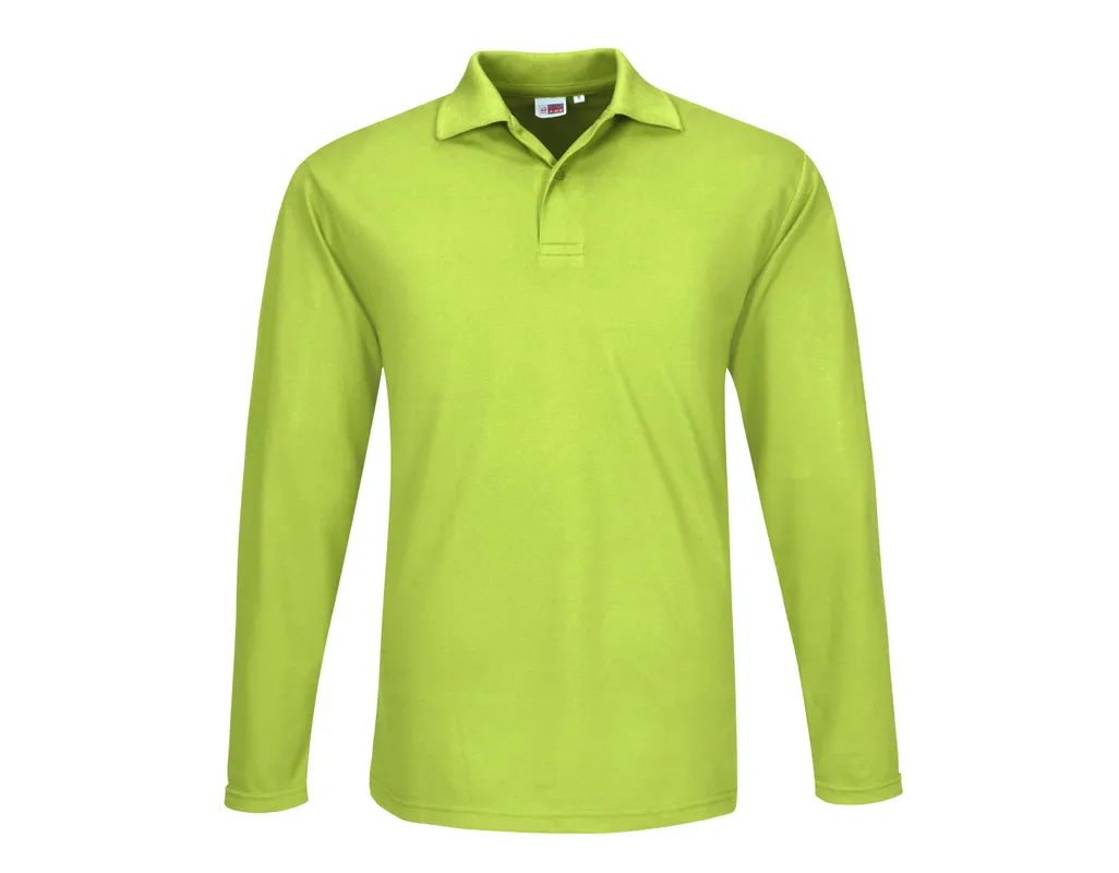 Mens Long Sleeve Elemental Golf Shirt