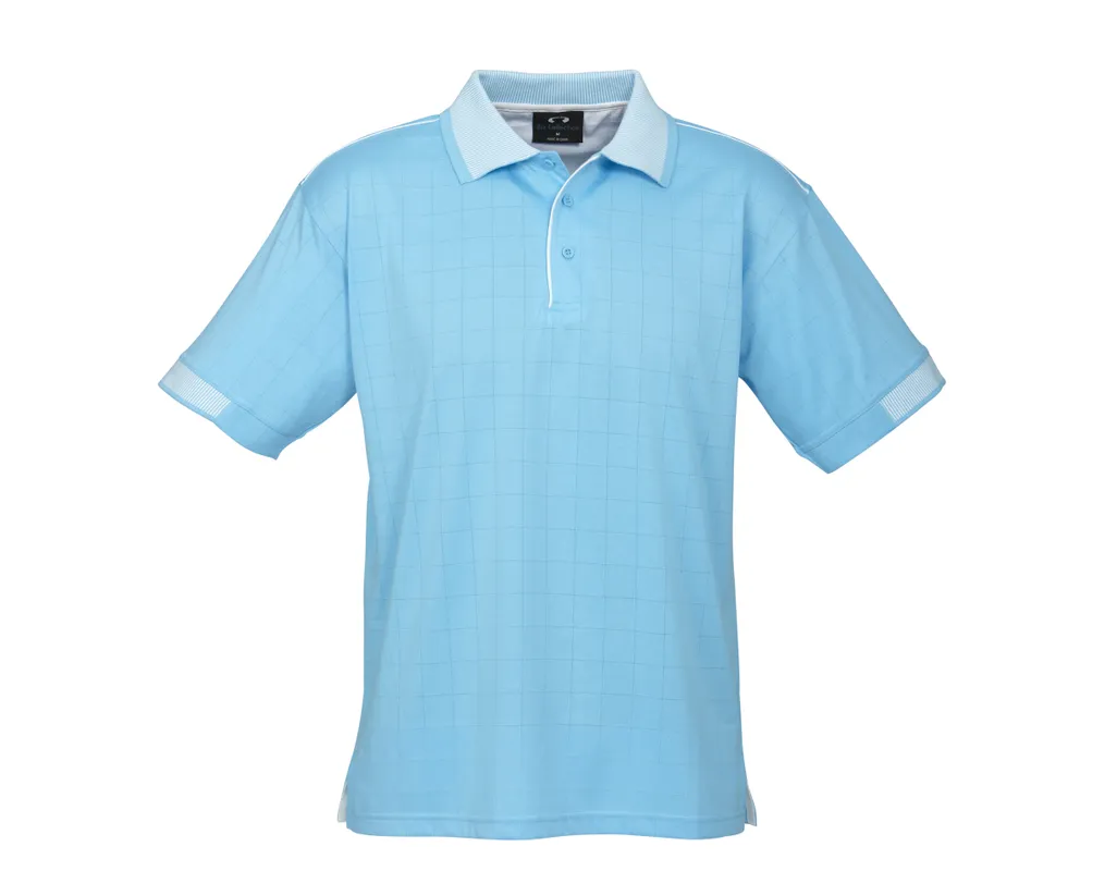 Mens Noosa Golf Shirt  - Aqua Only