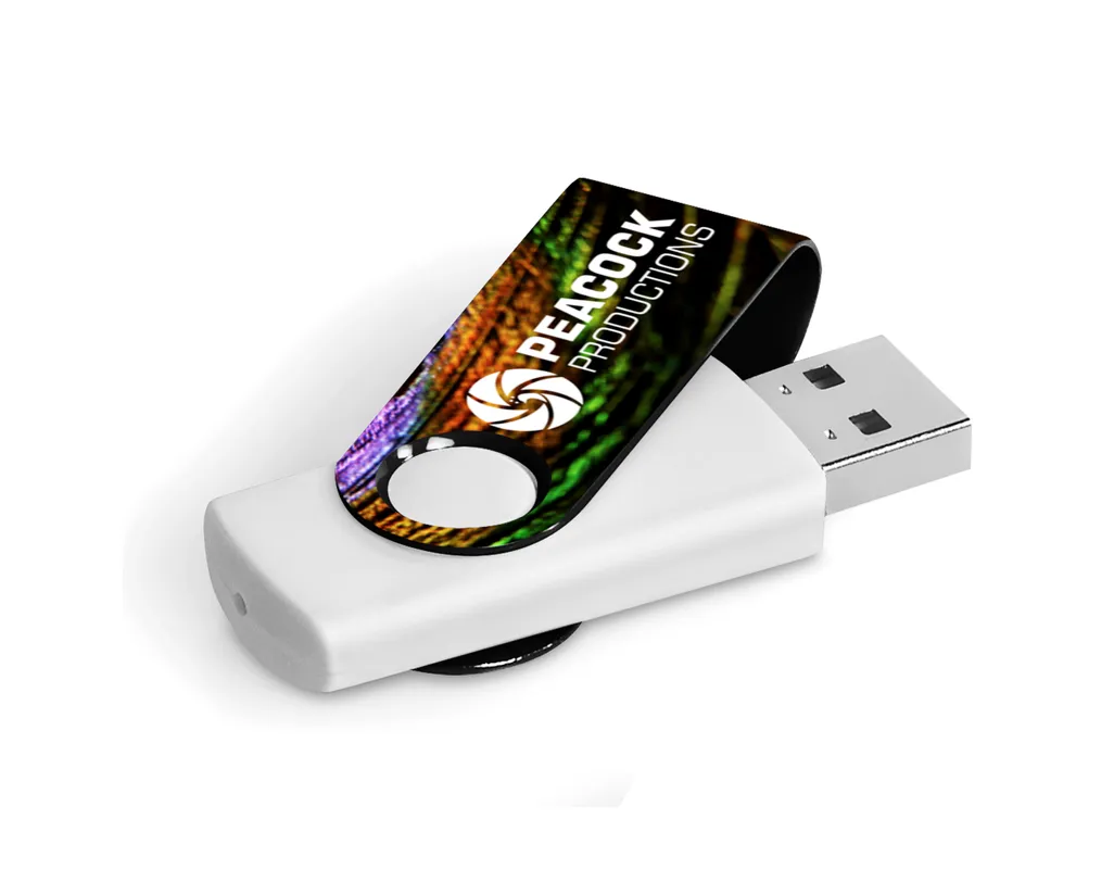 Axis Gyro White Memory Stick - 4GB