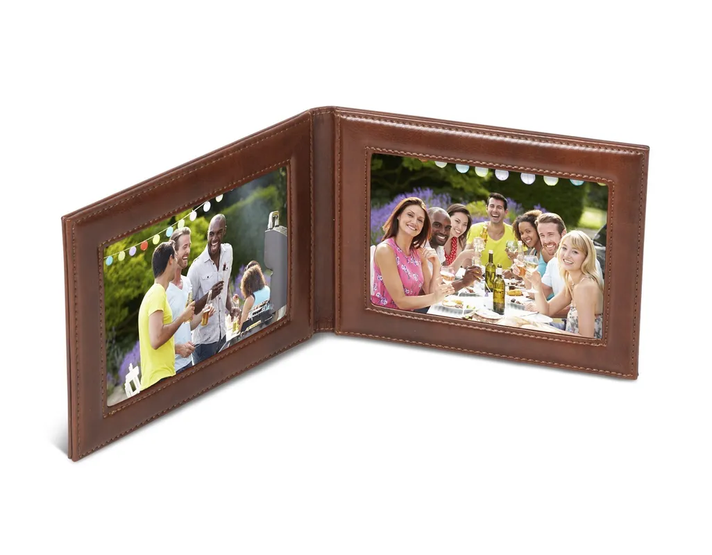 Fabrizio Fold Up Photo Frame Brown Only - Brown