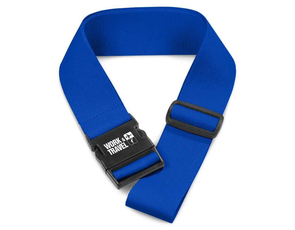Pearson Luggage Strap - Blue - Blue Only