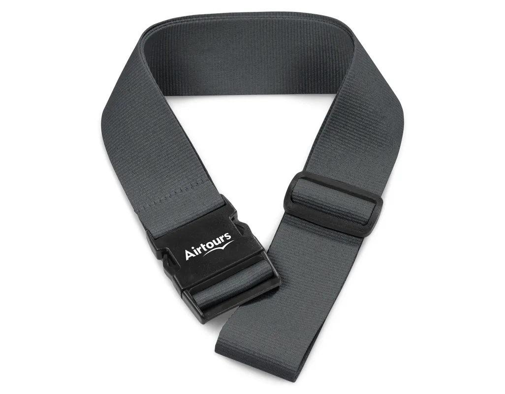 Pearson Luggage Strap - Charcoal - Charcoal Only