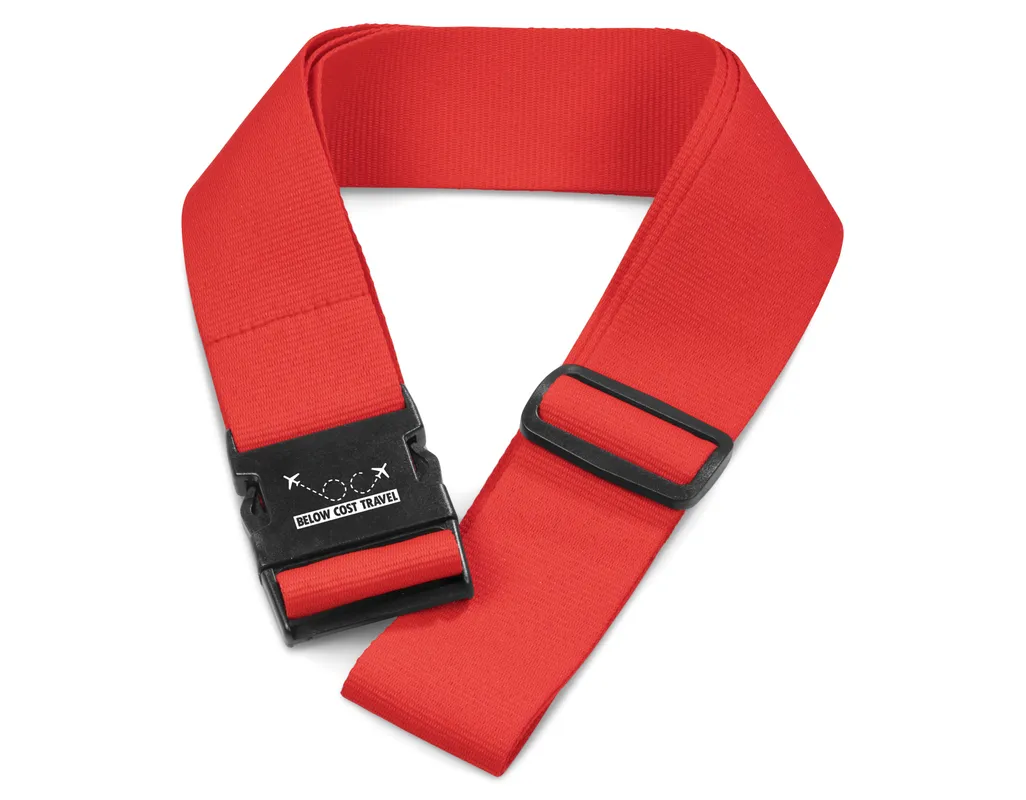 Pearson Luggage Strap - Red - Red Only
