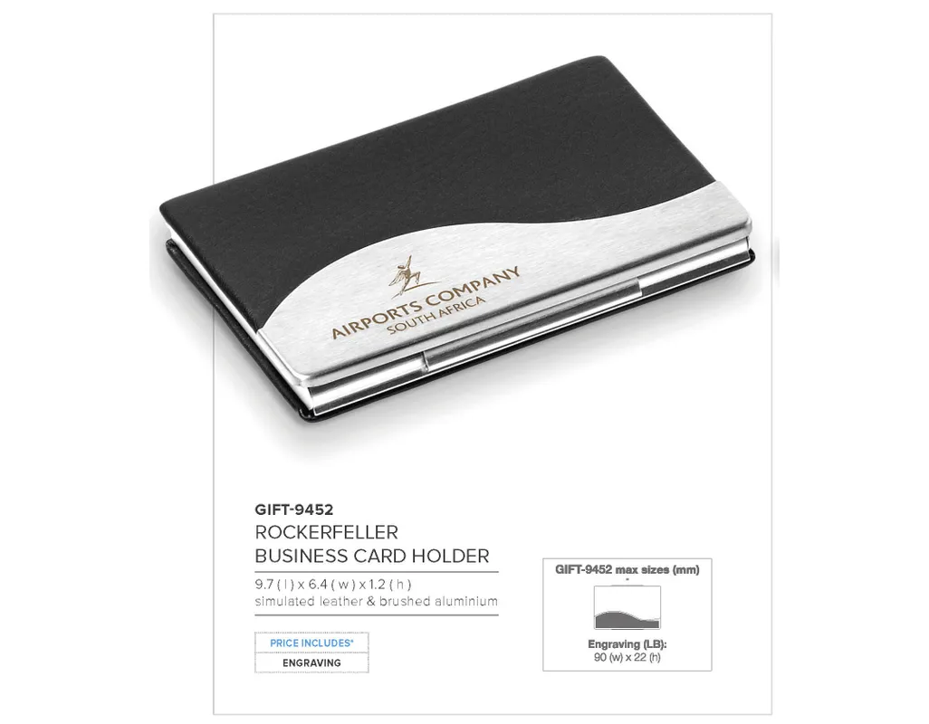 Rockerfeller Business Card Holder