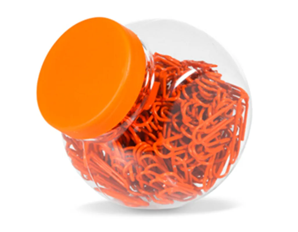 Fusion Paper Clips  - Orange Only