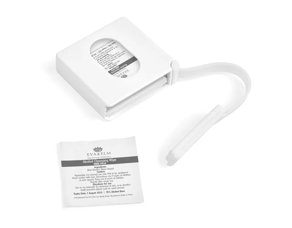 Eva & Elm Sili-Tab Mini Sanitiser Wipes Kit - 10 Wipes