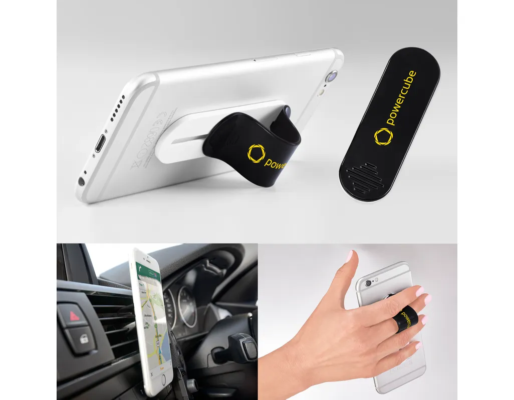 Scroller Phone Grip And Stand - Black Only