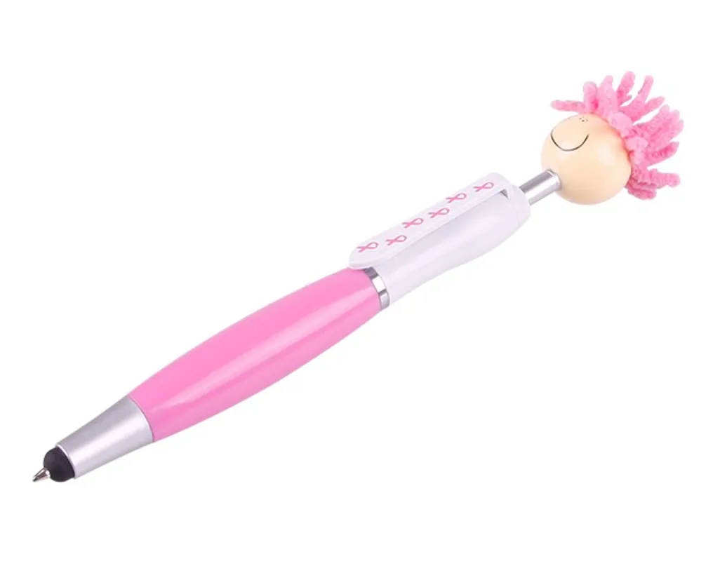 Breast Cancer Awareness Moptopper Pen - Pink