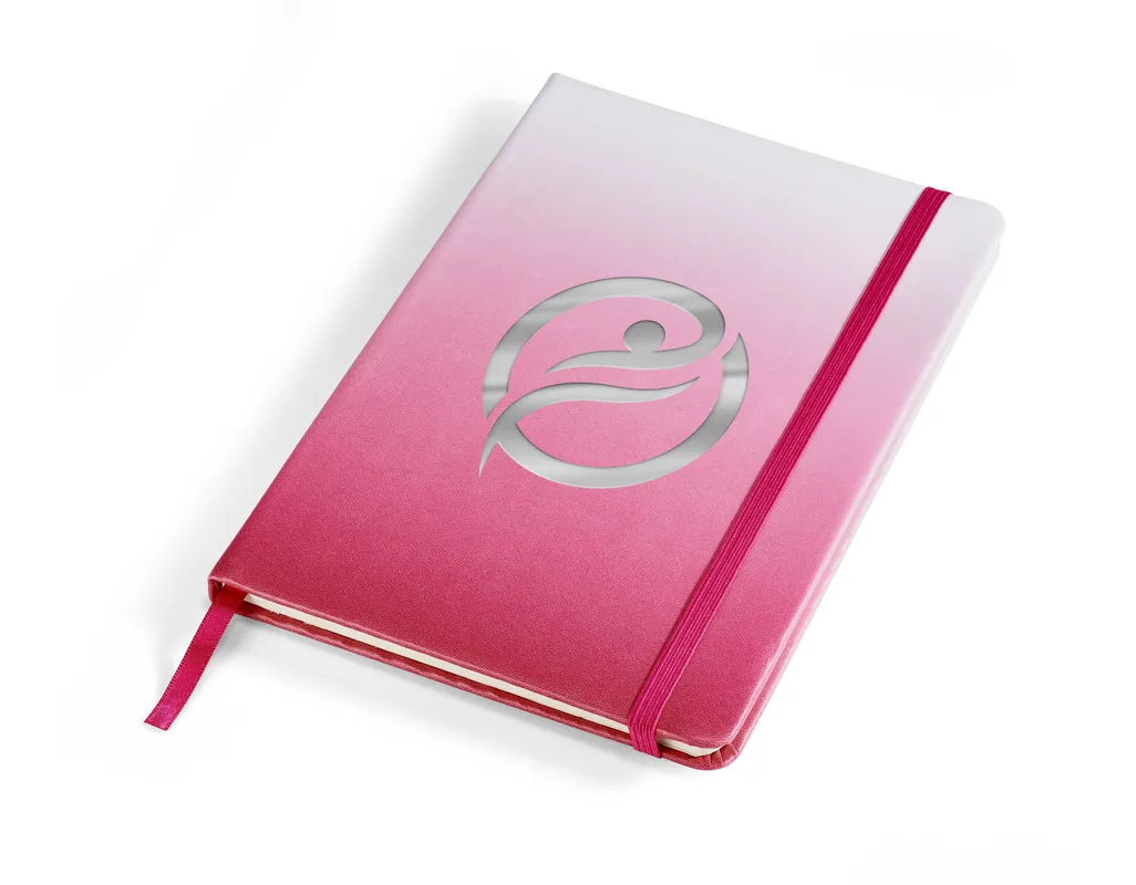 Santiago A5 Hard Cover Notebook - Pink