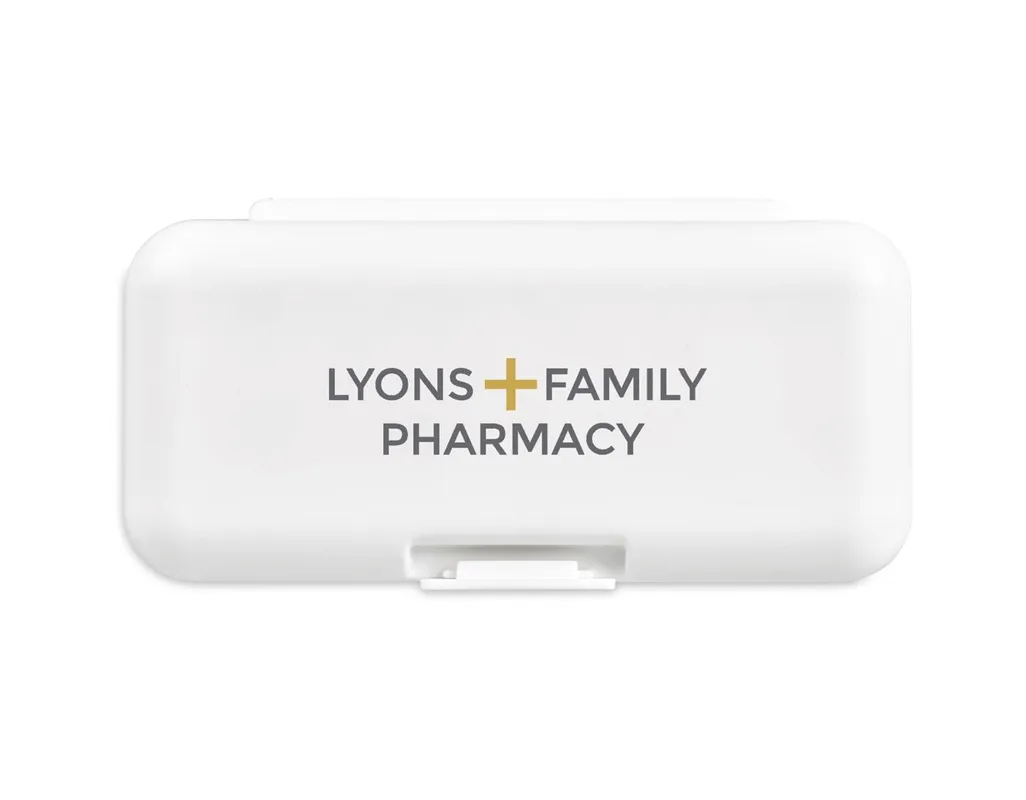 Altitude Rx Label Altitude Grid Travel Pill Box | Brand Innovation