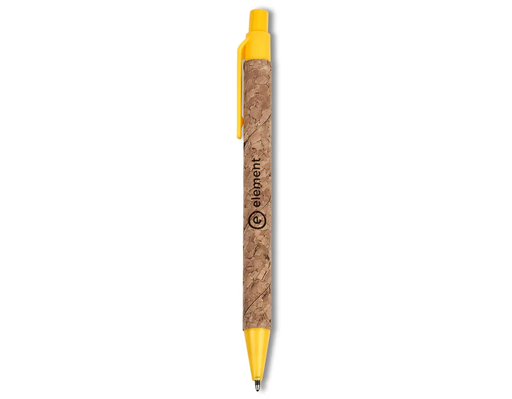 Okiyo Elm Cork Ball Pen - Yellow Only