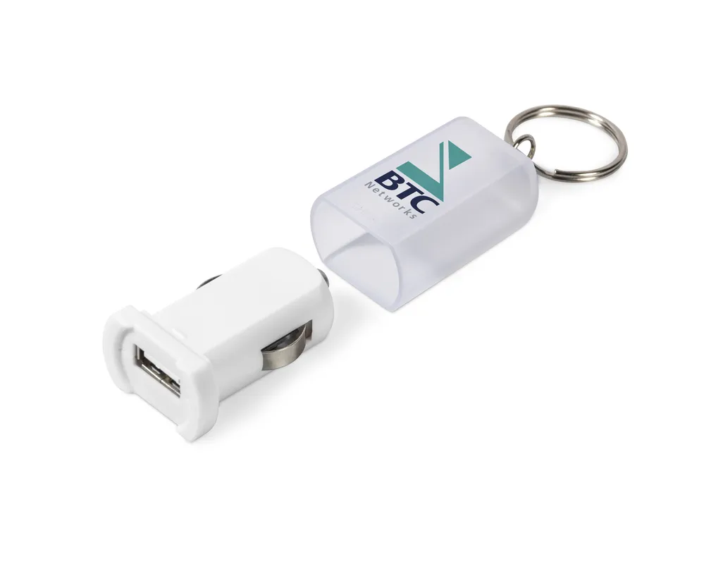 Ventura Usb Car Charger  - Solid White