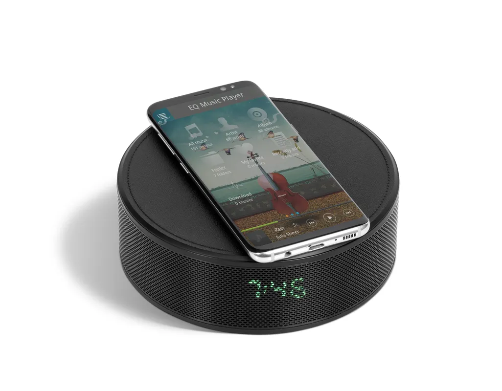 Prime Wireless Charger, Bluetooth Speaker & Clock Radio