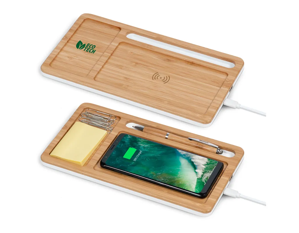 Maitland Desk Organiser With Wireless Charger