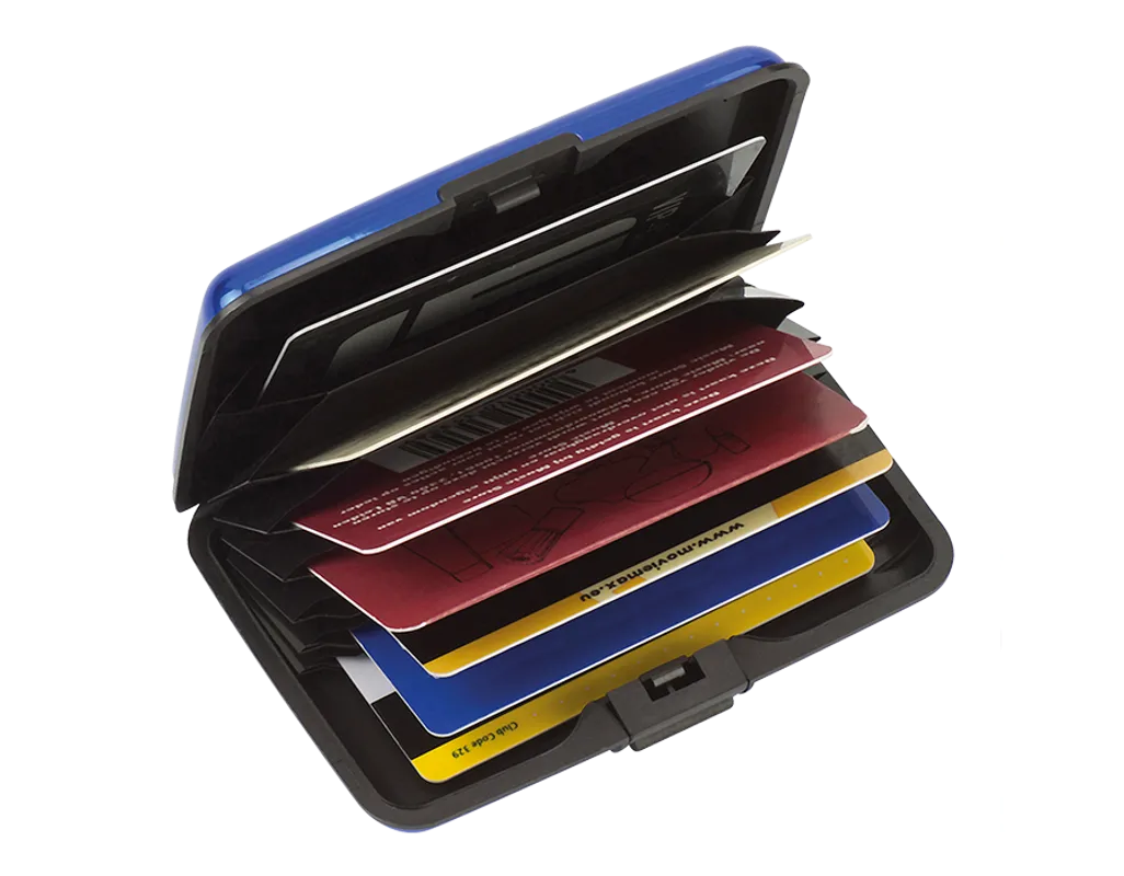 Aluminium Credit Card and Business Card Case - Black