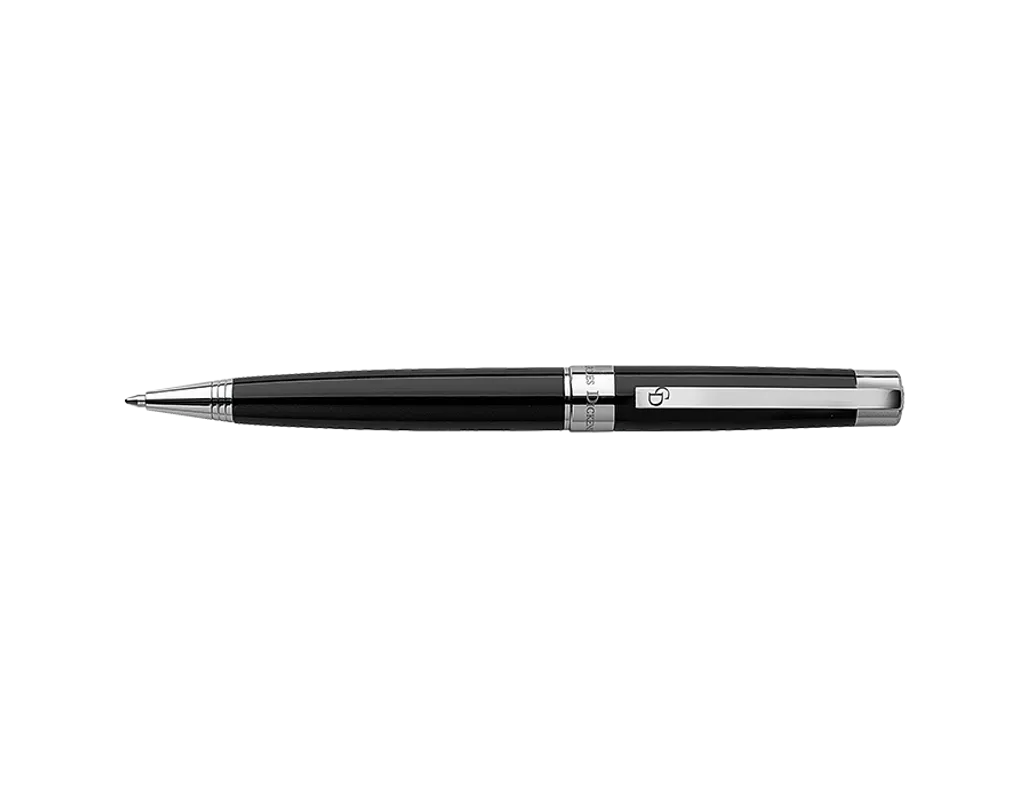 Charles Dickens Lacquered Ballpoint Pen - Black