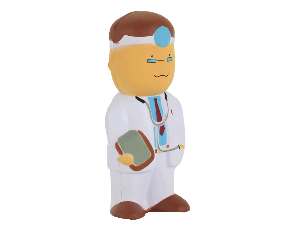 Doctor Shaped Stress Ball - Neutral