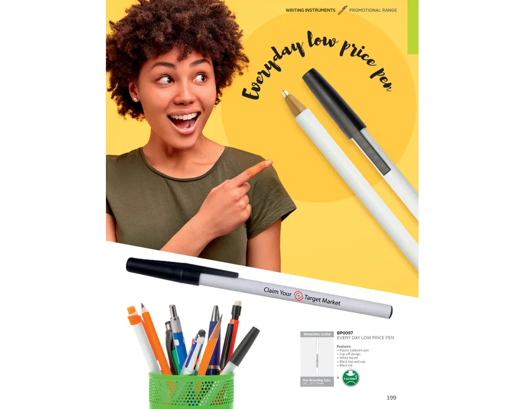 Every Day Low Price Pen - Black