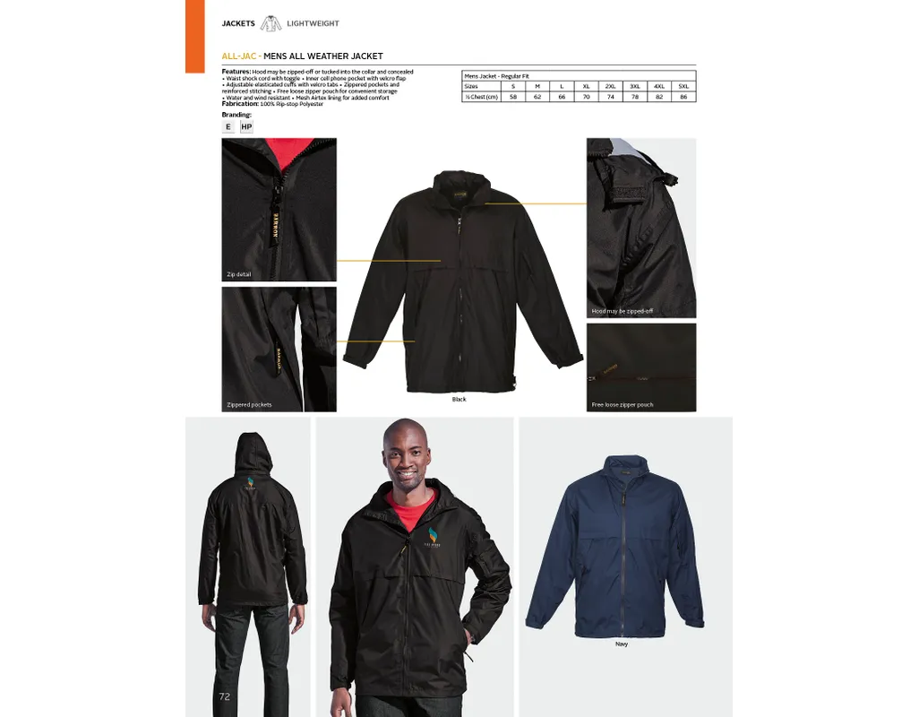 All Weather Jacket Mens
