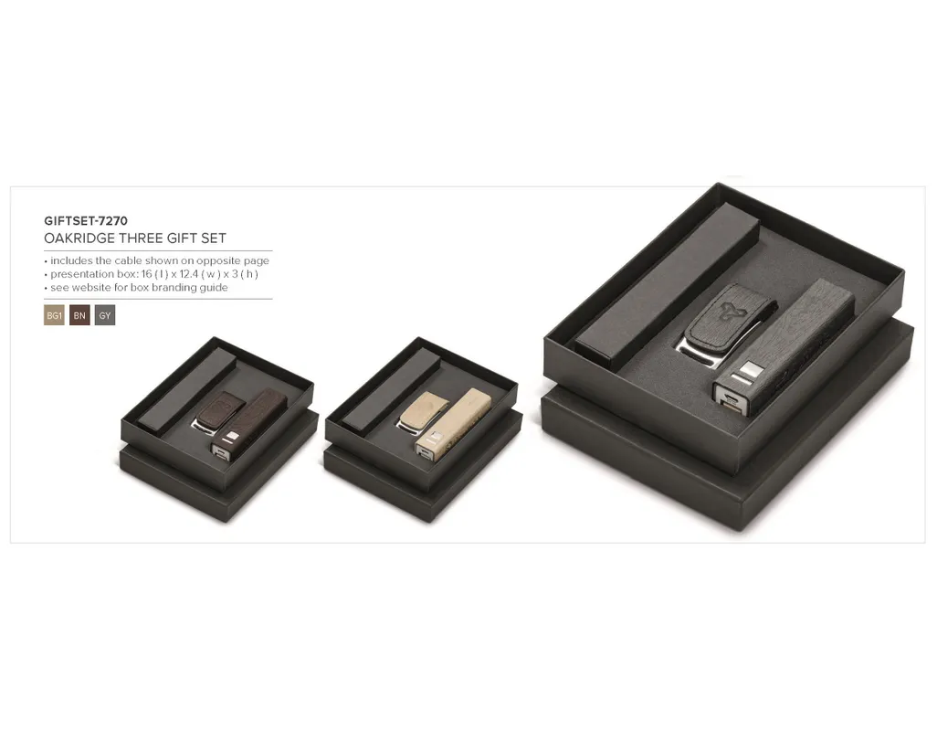 Oakridge Power Bank And USB Gift Set